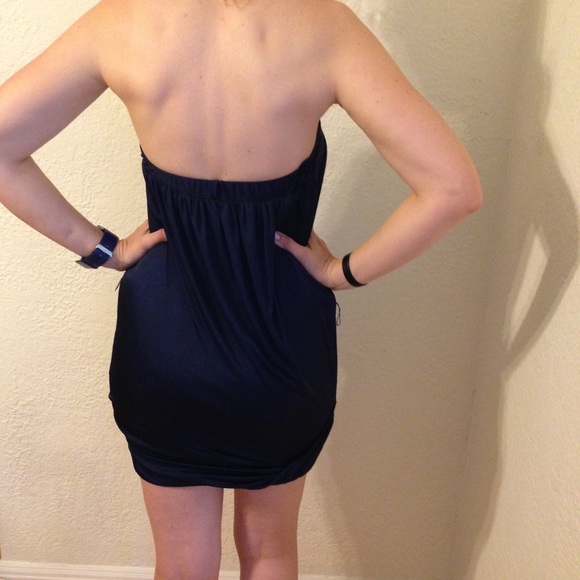 BCBGMAXAZRIA Runway gathered Draped dress - Picture 4 of 4